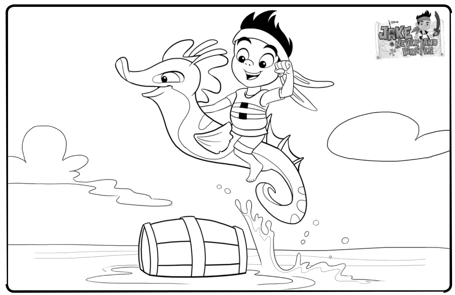 Jake And The Neverland Pirates Halloween Coloring Pages at GetColorings