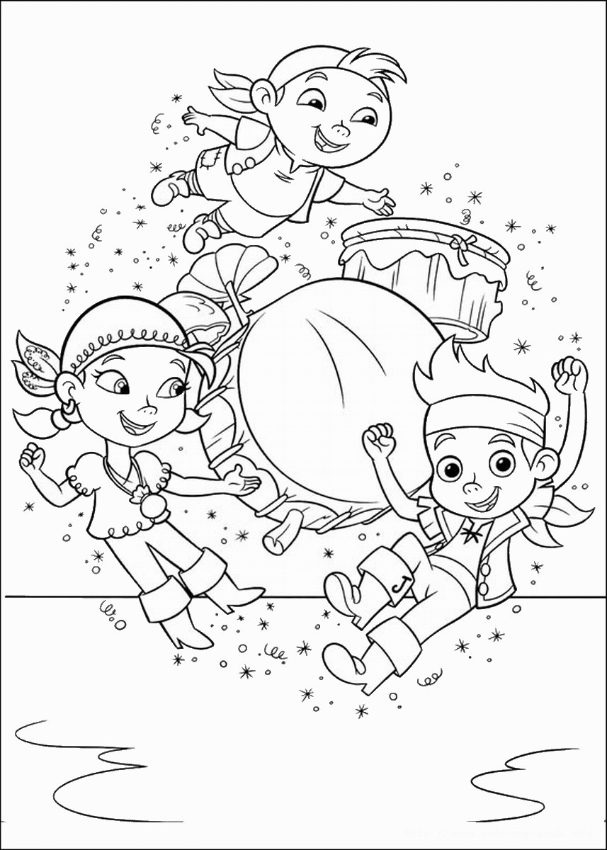 Jake And The Neverland Pirates Halloween Coloring Pages at GetColorings