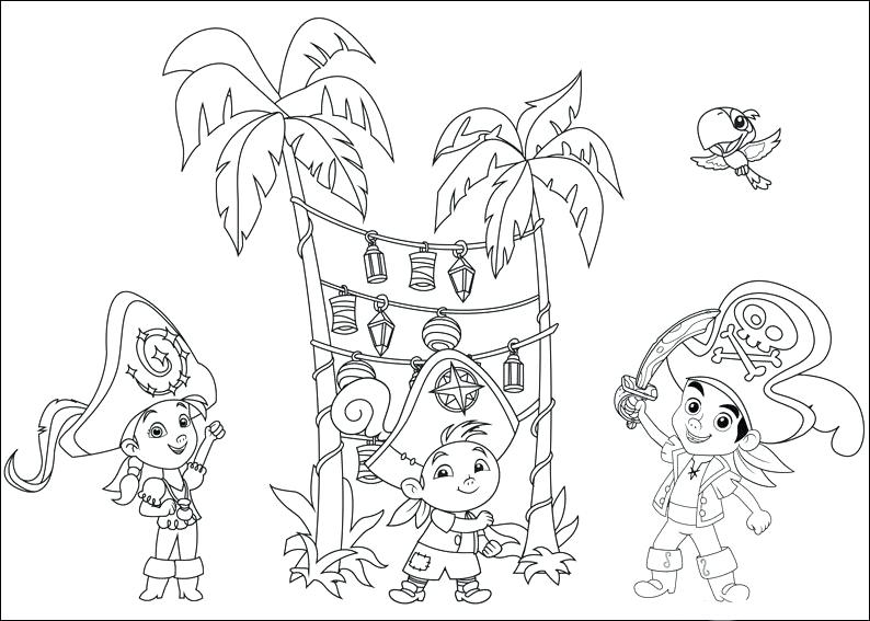 Jake And The Neverland Pirates Halloween Coloring Pages at GetColorings