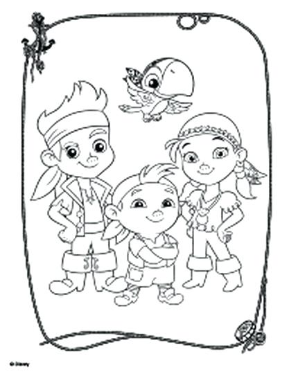 Jake The Pirate Coloring Pages at GetColoringscom Free