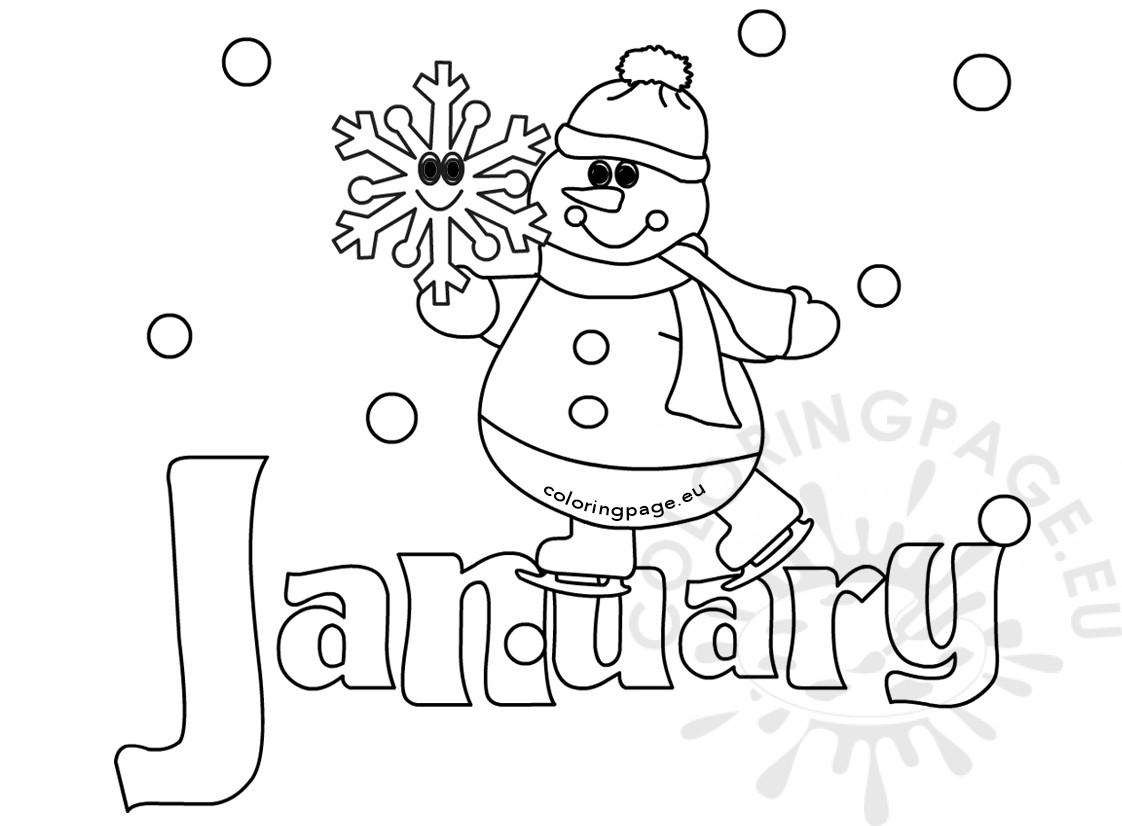 January Coloring Pages At Getcolorings.com | Free Printable Colorings