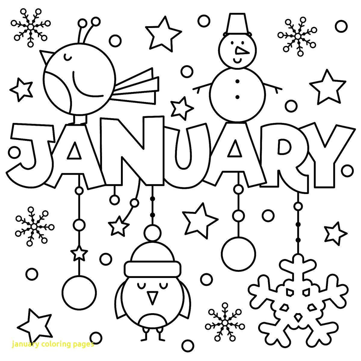 January Coloring Pages Printable At Getcolorings Com Free Printable Colorings Pages To Print