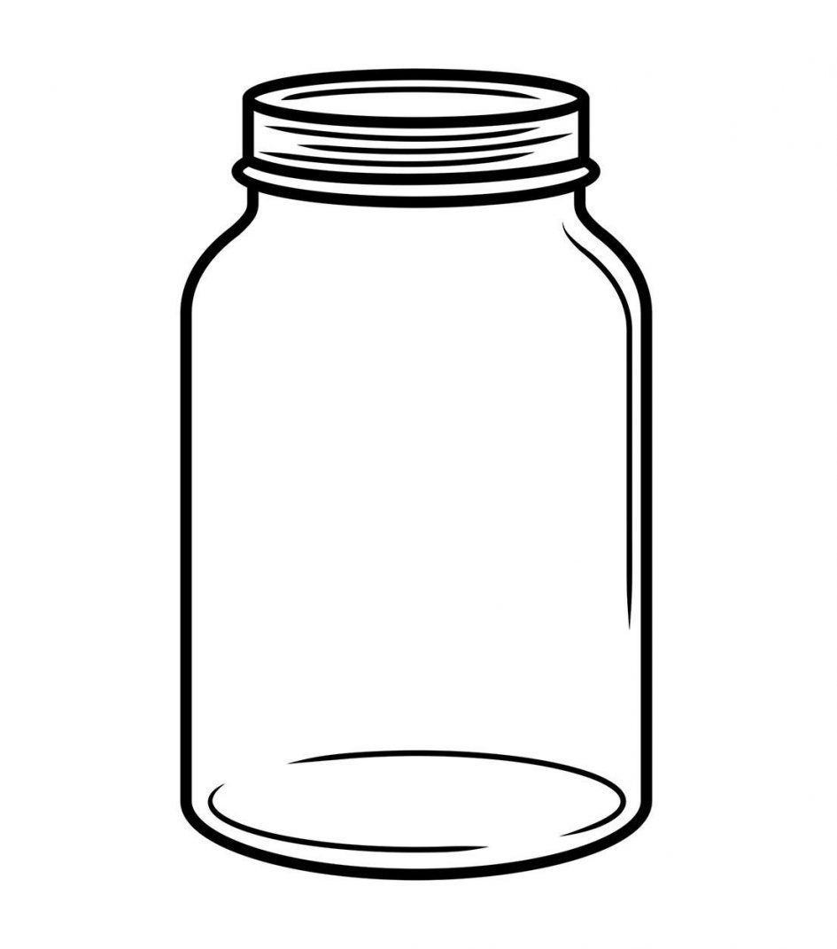 Jar Coloring Page at Free printable colorings pages