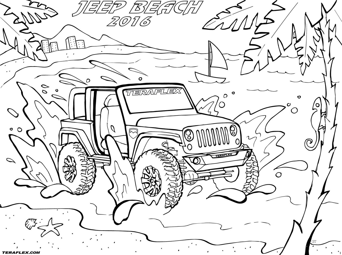 Jeep Coloring Pages at GetColorings.com | Free printable colorings