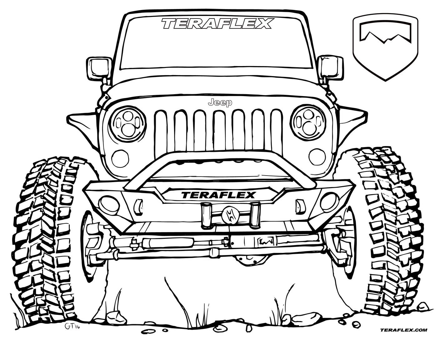 Jeep Wrangler Coloring Pages At GetColorings Free Printable Colorings Pages To Print And Color