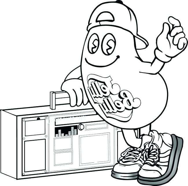 Jelly Bean Coloring Page at GetColorings.com | Free printable colorings