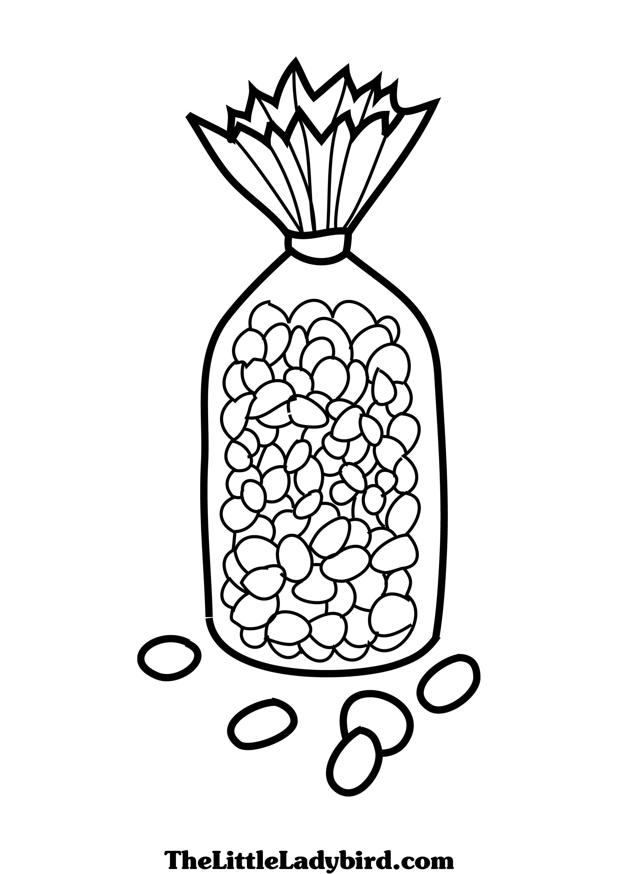 Jelly Bean Coloring Page at Free printable colorings