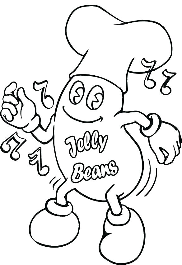 Jelly Bean Prayer Coloring Page Boringpop