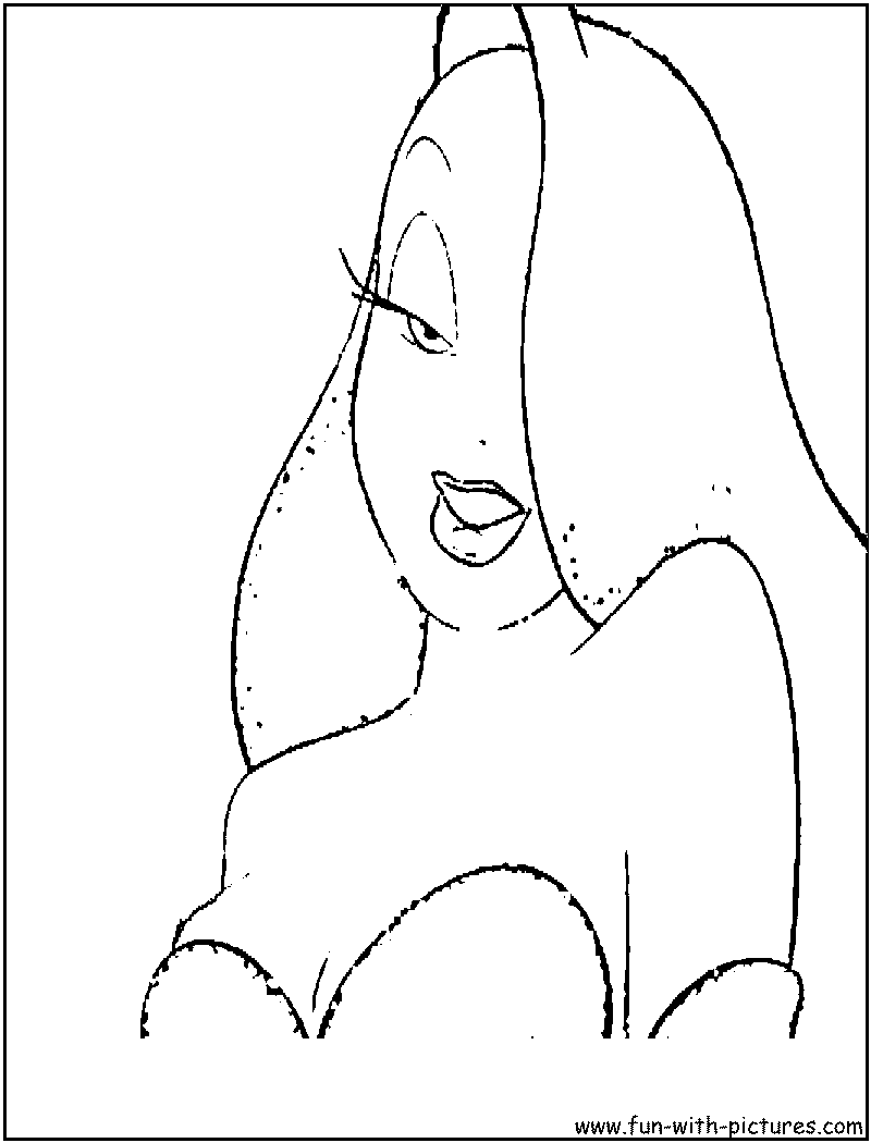 Jessica Rabbit Coloring Pages at GetColorings.com | Free printable