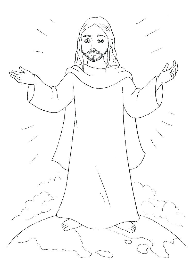 Jesus Coloring Pages Printable
