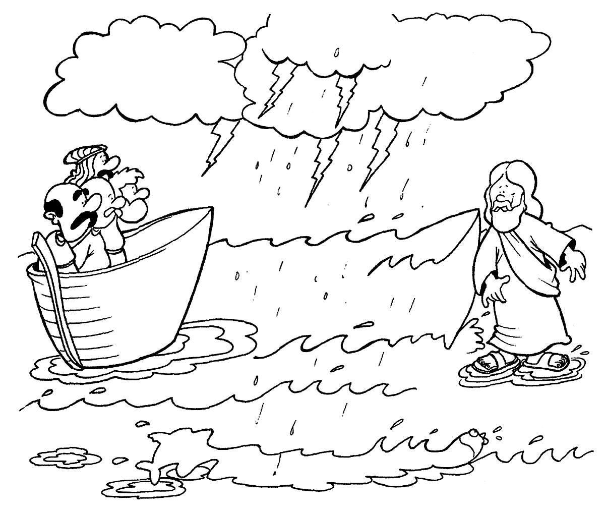 Jesus Coloring Pages For Preschoolers at GetColorings.com | Free