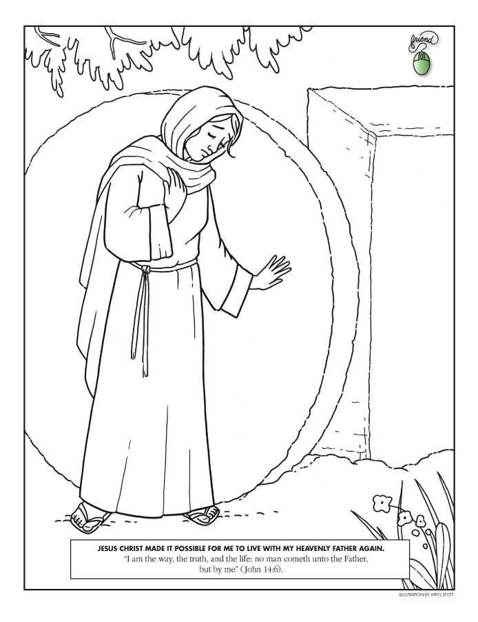 Jesus Empty Tomb Coloring Pages At GetColorings Free Printable