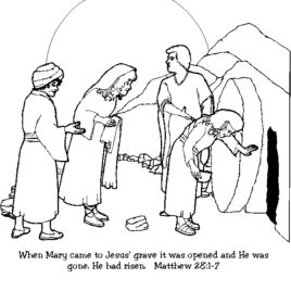 Jesus Empty Tomb Coloring Pages At GetColorings Free Printable