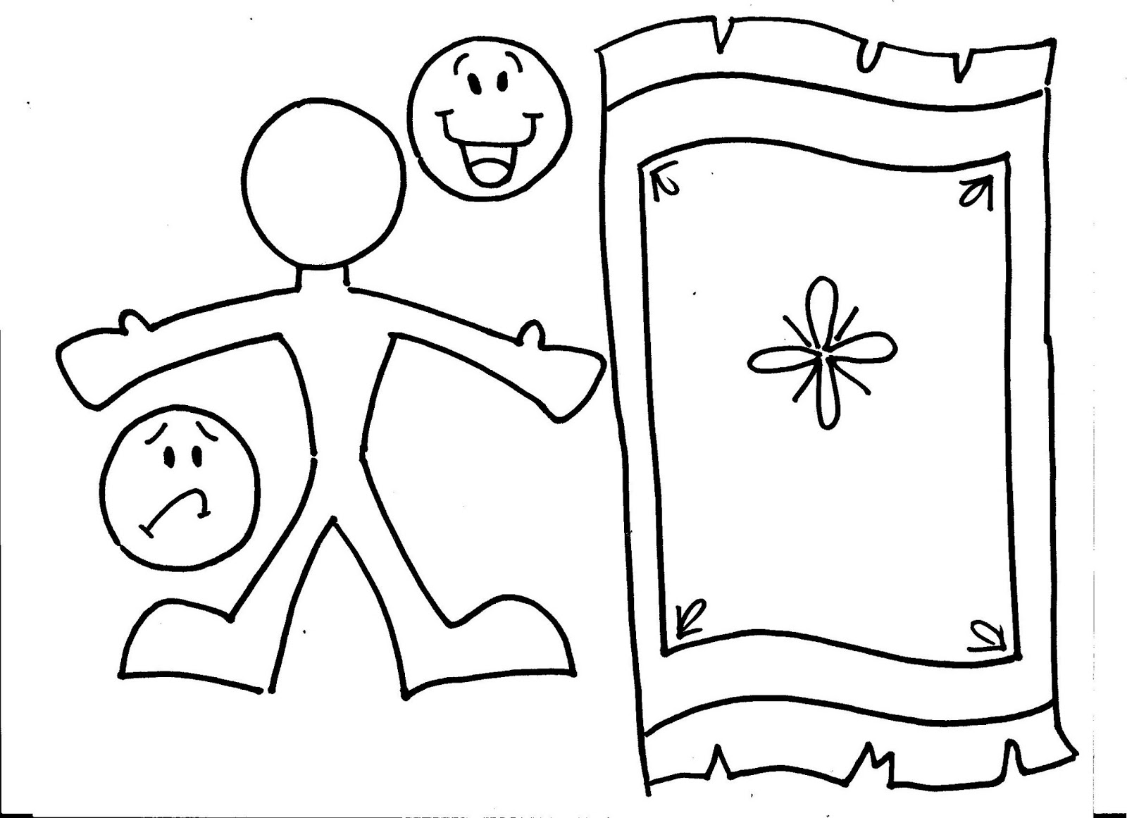 Paralyzed Man Coloring Page Coloring Pages
