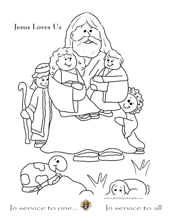 Jesus Loves Me Coloring Page at GetColorings.com | Free ...