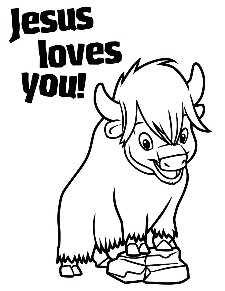Jesus Loves Me Heart Coloring Page : Jesus Loves You Coloring Page At