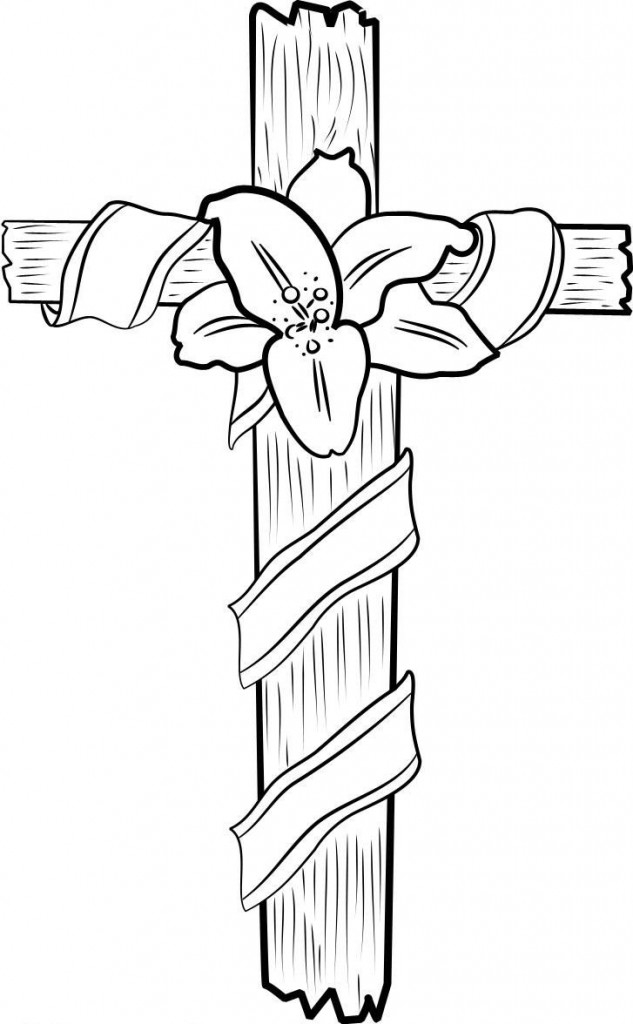 Jesus On The Cross Coloring Pages Printable At GetColorings Free 