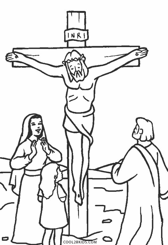 13 Coloring Page Jesus