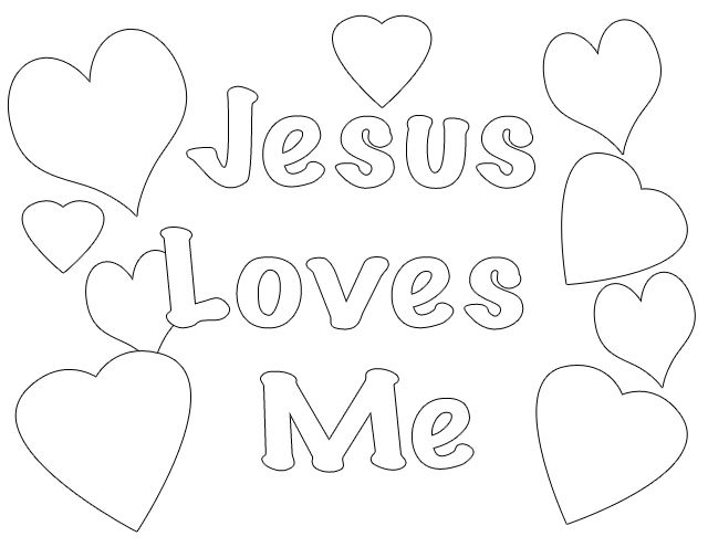 Jesus Printable Coloring Pages at GetColorings.com | Free printable