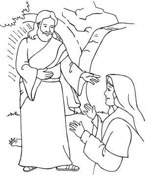 Jesus Calling His Disciples Coloring Pages At Getcolorings Free