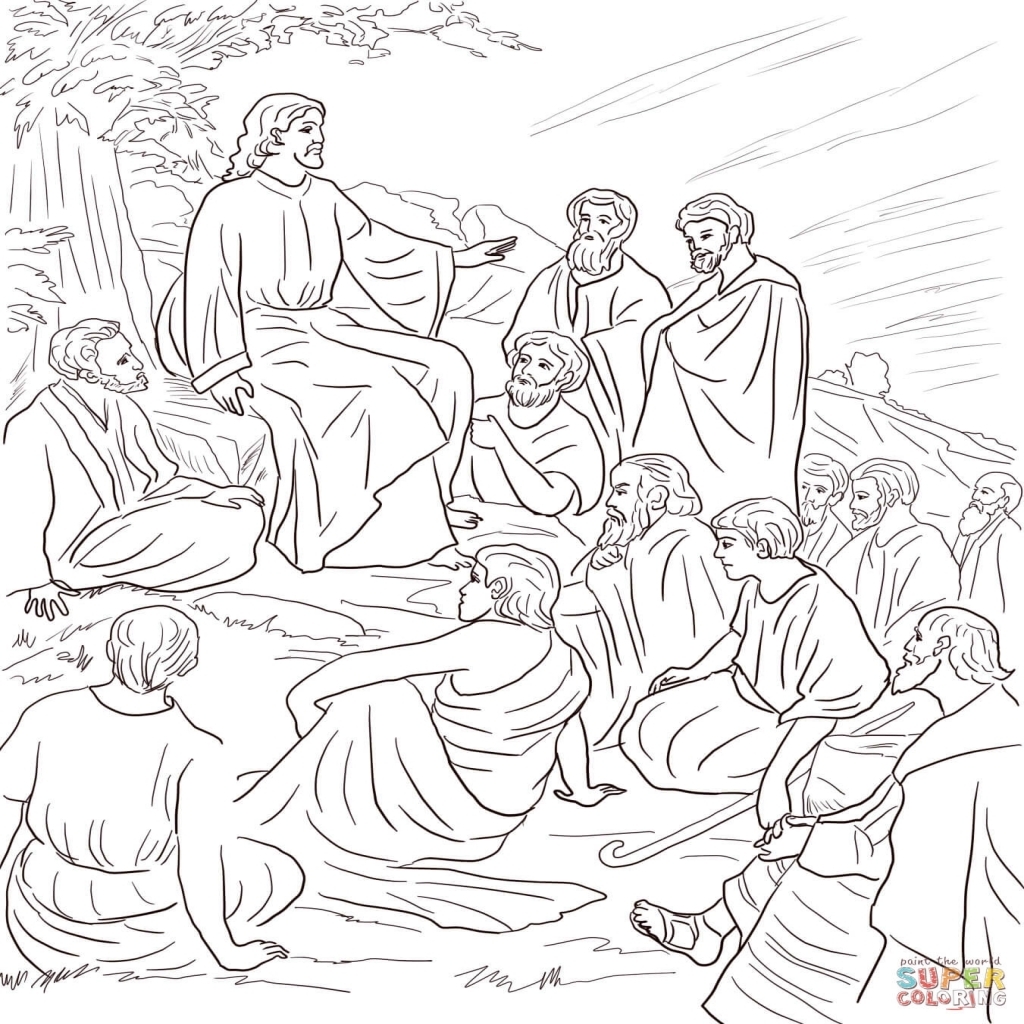 Jesus Coloring Page Printable