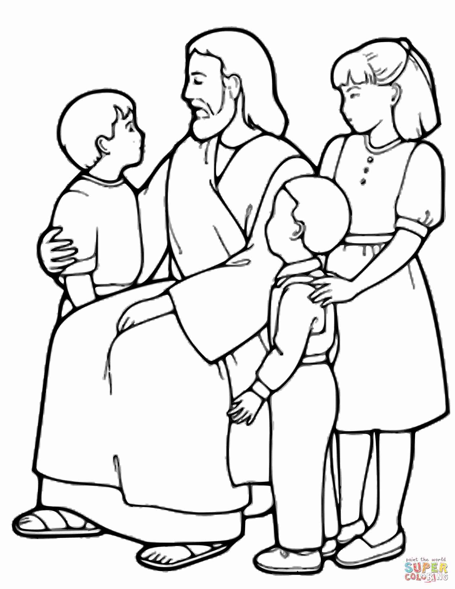 Jesus The Good Shepherd Coloring Pages at