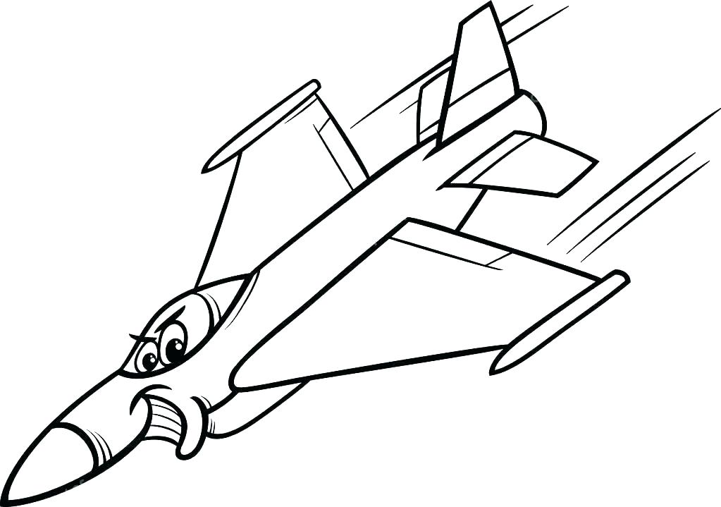 Jet Airplane Coloring Pages At GetColorings Free Printable 