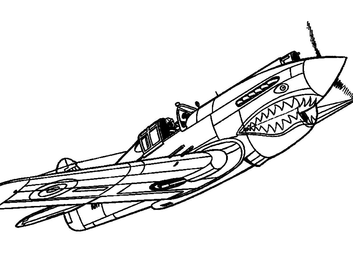 Jet Airplane Coloring Pages At GetColorings Free Printable 