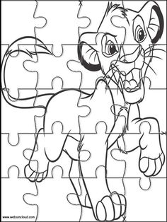 Jigsaw Coloring Pages at GetColorings.com | Free printable colorings