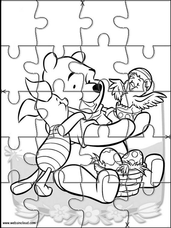 Jigsaw Puzzle Coloring Pages at GetColorings.com | Free printable