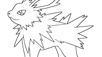 Jolteon Coloring Pages at GetColorings.com | Free printable colorings