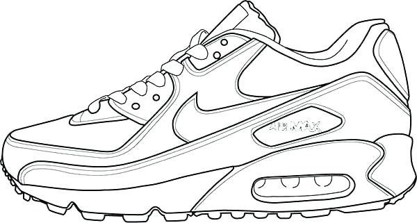 Jordan Shoes Coloring Pages at GetColorings.com | Free printable