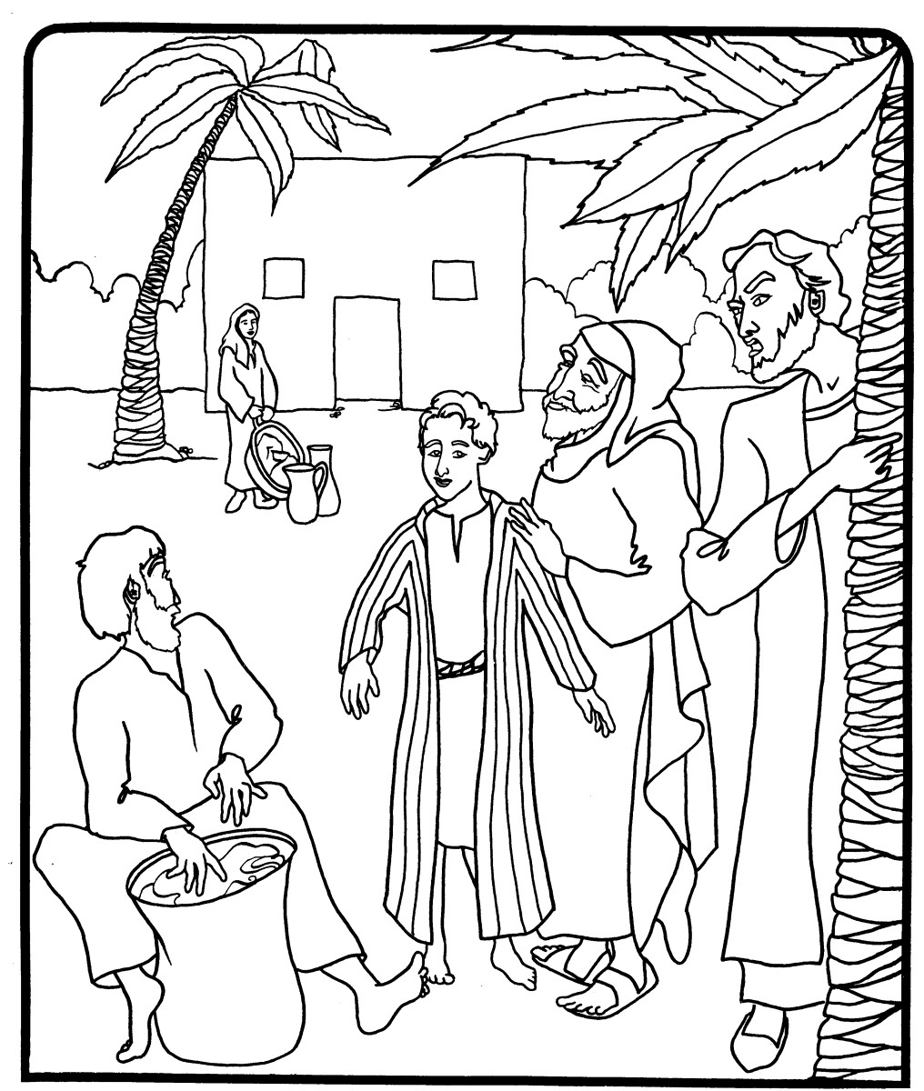 Joseph Bible Coloring Page at GetColorings.com | Free ...