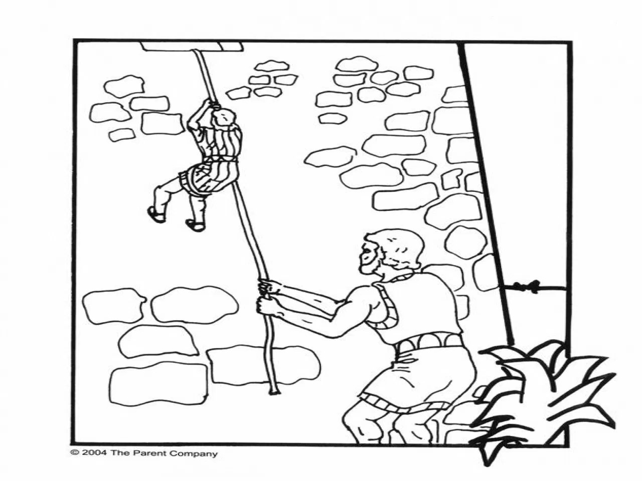 Joshua And The Battle Of Jericho Coloring Page at GetColorings.com