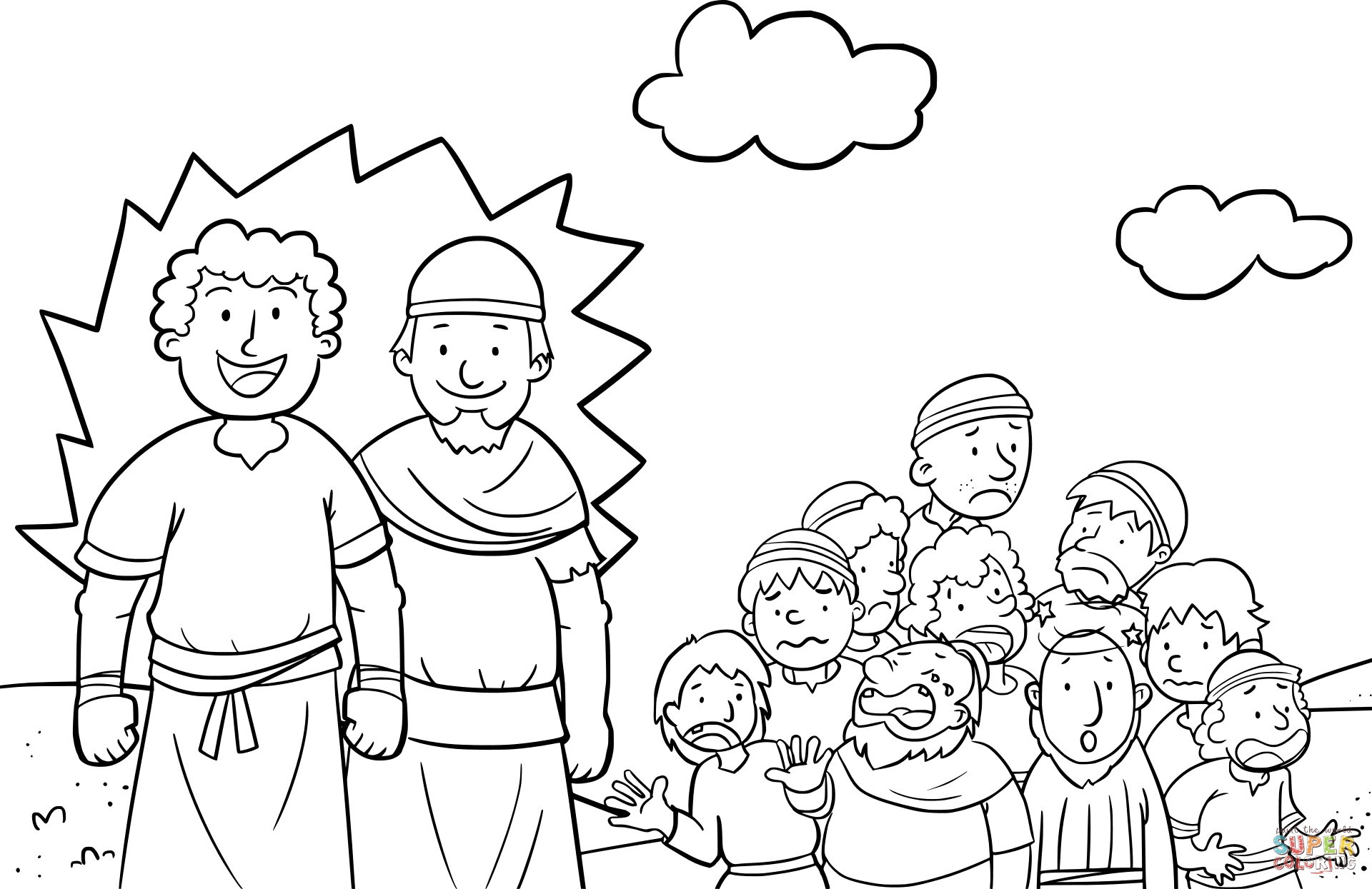 Joshua Coloring Pages at GetColorings.com | Free printable colorings