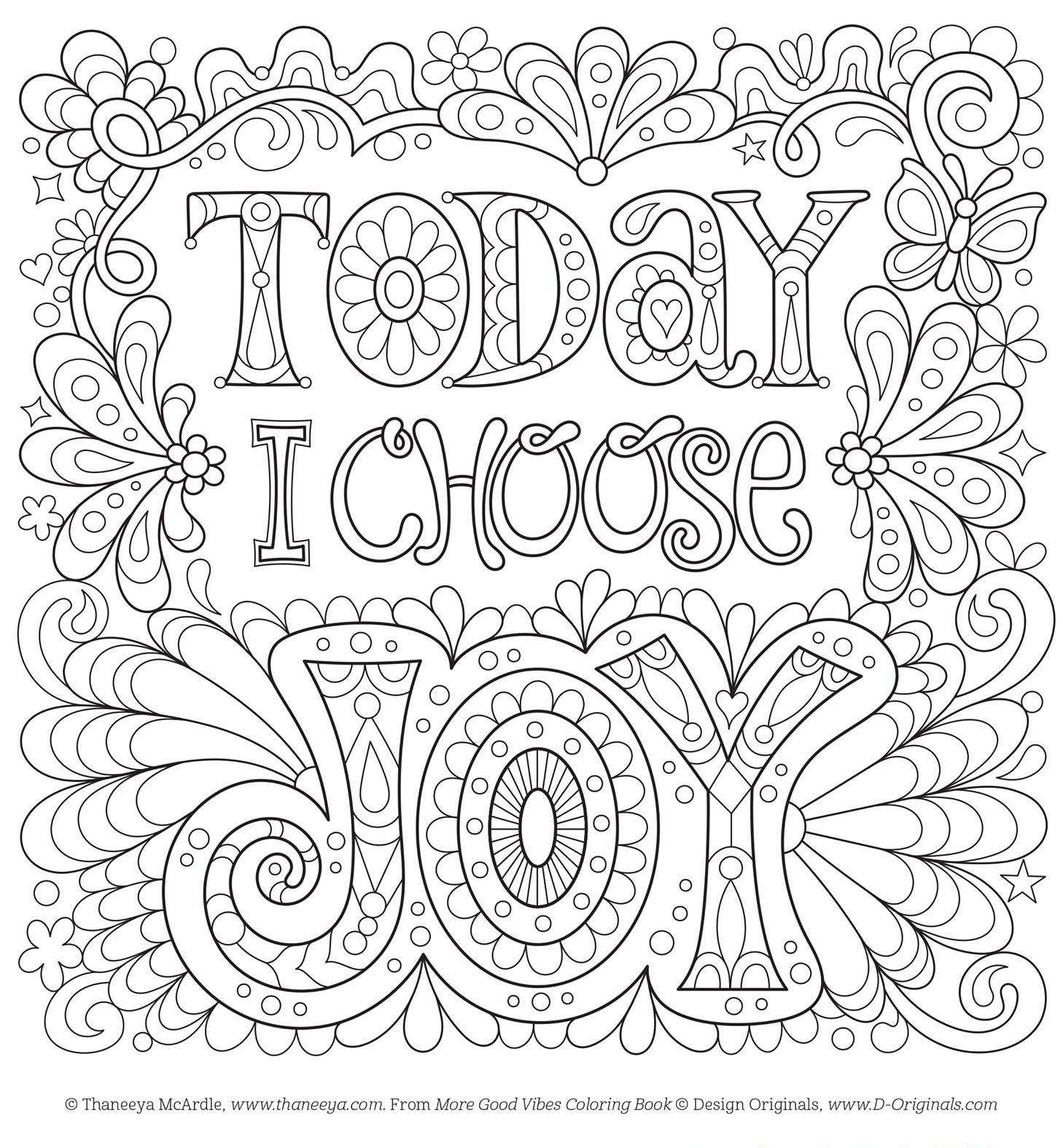 Joy Coloring Page at Free printable colorings pages