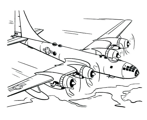 Jumbo Jet Coloring Page at GetColorings.com | Free printable colorings