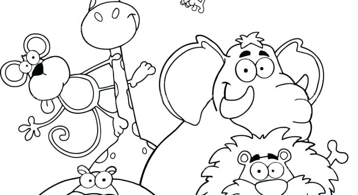 Jungle Animals Coloring Pages at GetColorings.com | Free printable colorings pages to print and