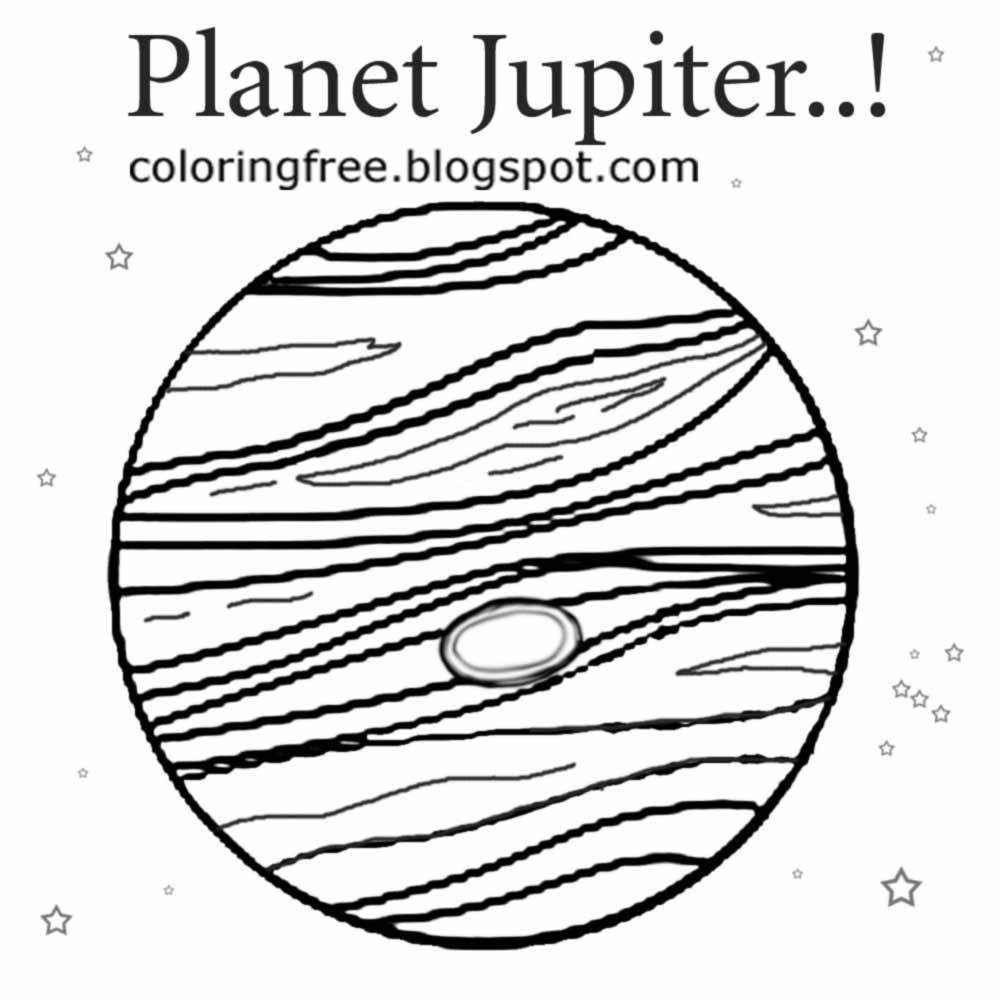 Jupiter Coloring Page at GetColorings.com | Free printable colorings