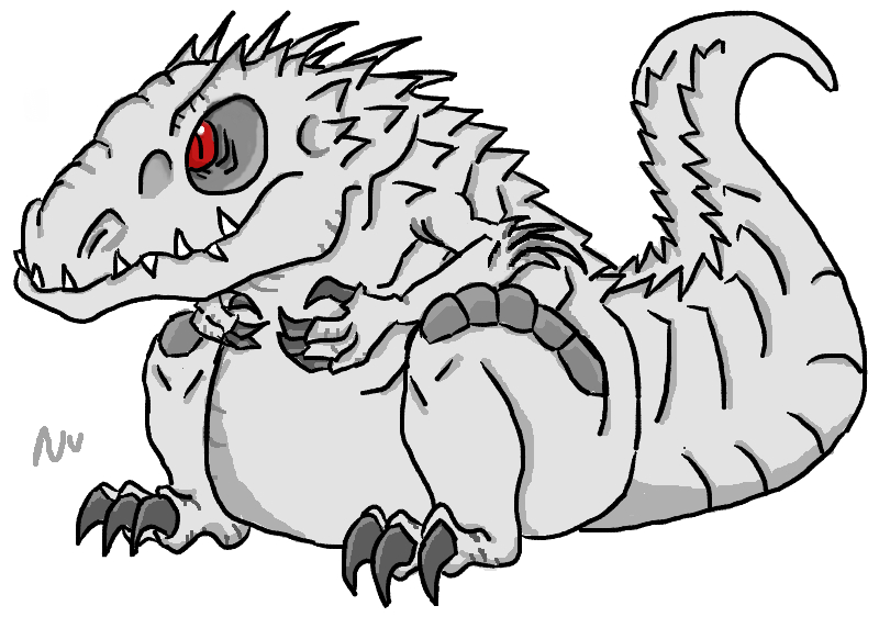 Jurassic World Coloring Pages Indominus Rex at Free printable colorings pages