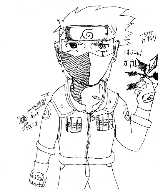 Kakashi Coloring Page At Getcolorings Free Printable Colorings