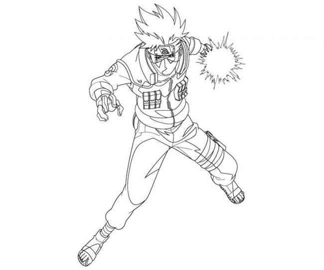 Kakashi Coloring Page at GetColorings.com | Free printable colorings