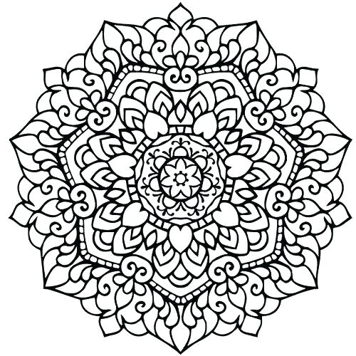 Kaleidoscope Coloring Pages at GetColoringscom Free