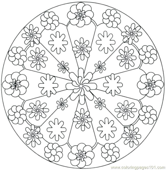 Kaleidoscope Coloring Pages at GetColoringscom Free