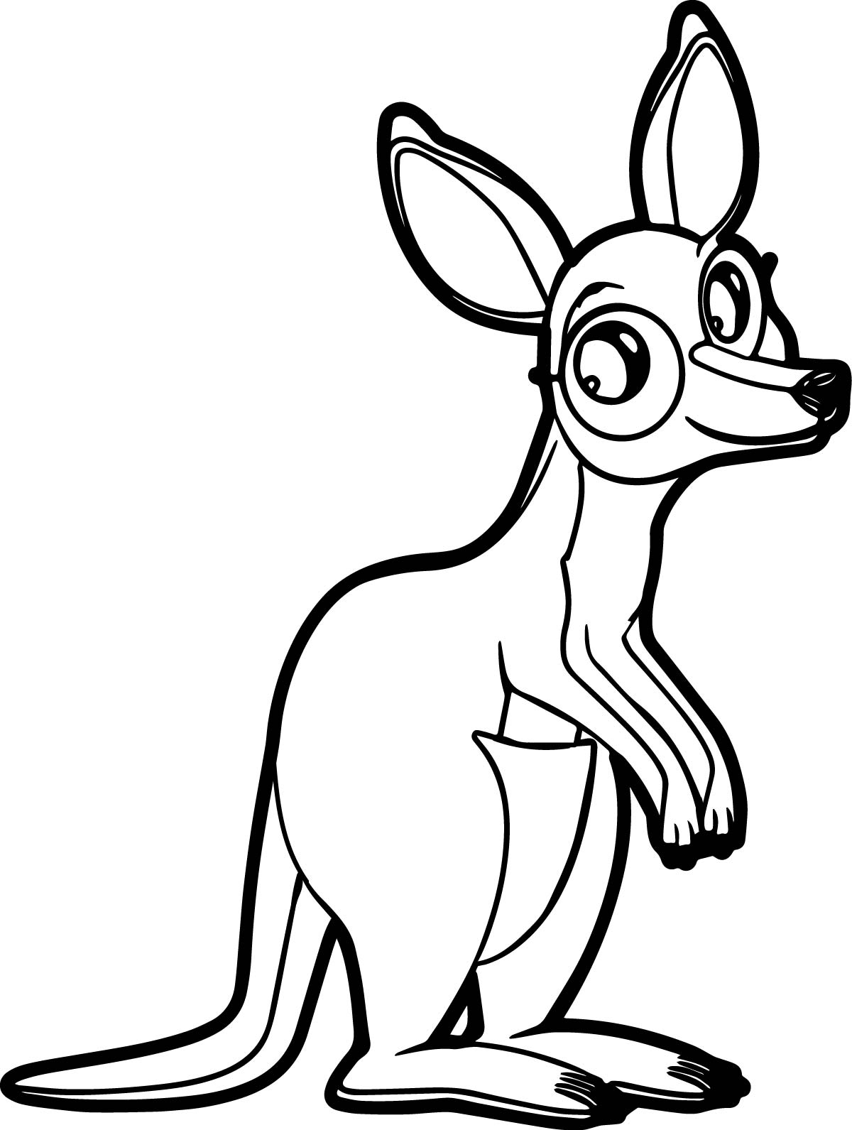 Kangaroo Coloring Pages For Kids at GetColorings.com  Free printable
