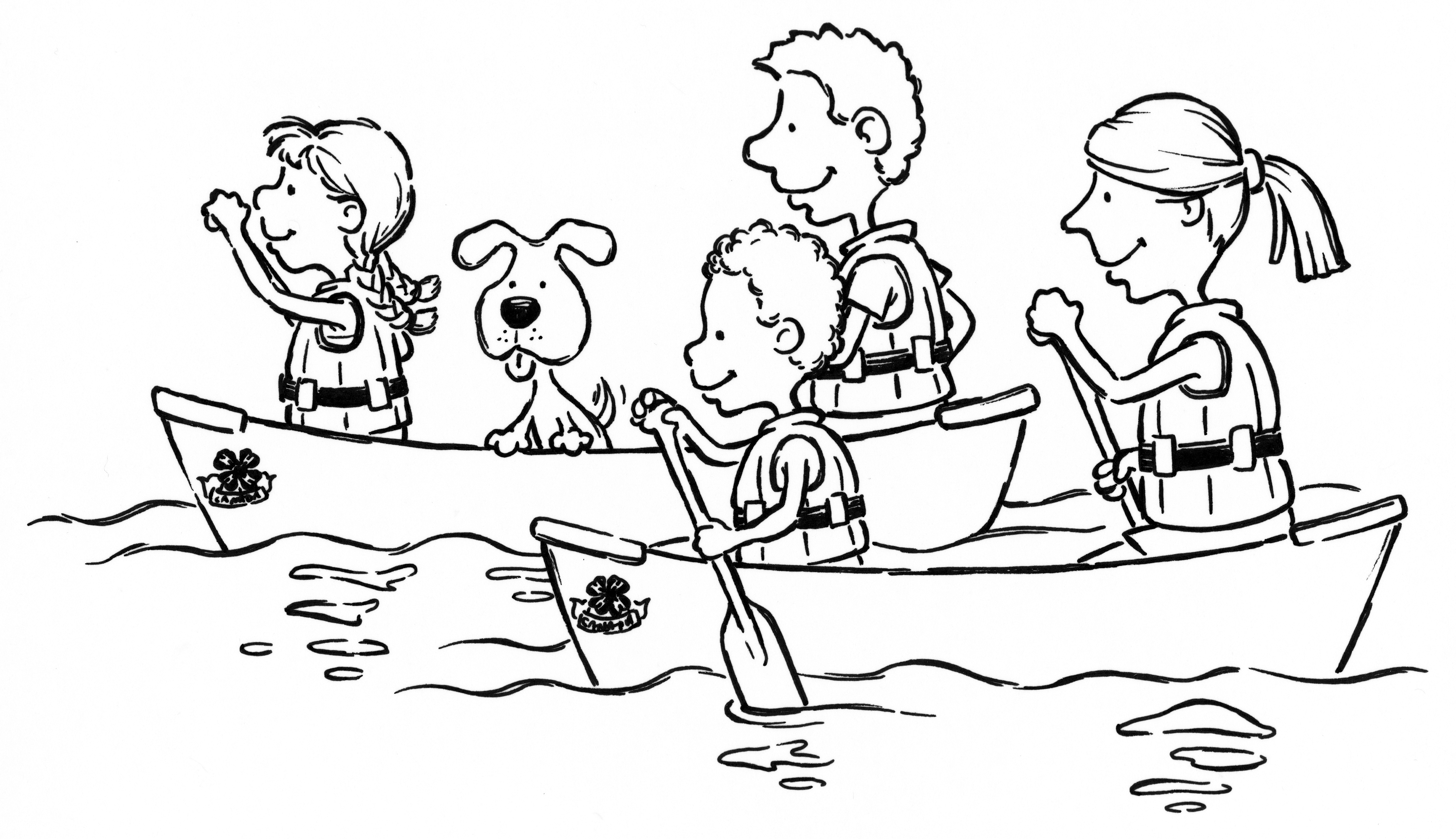 Kayak Coloring Page At GetColorings Free Printable Colorings 
