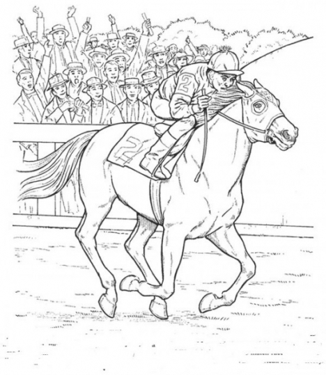 Kentucky Derby Coloring Pages Printables at GetColorings.com | Free