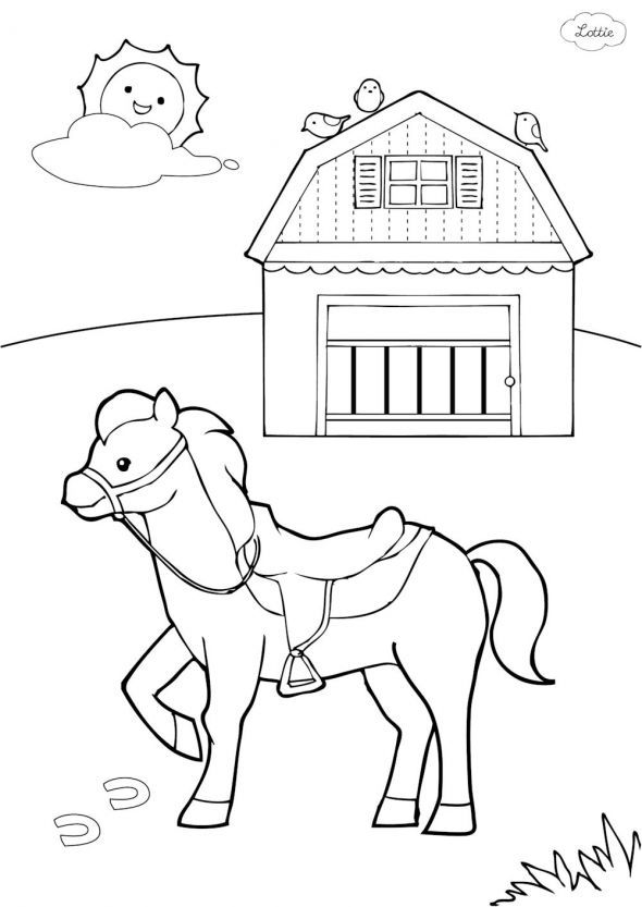 Kentucky Derby Coloring Pages Printables at GetColorings.com | Free