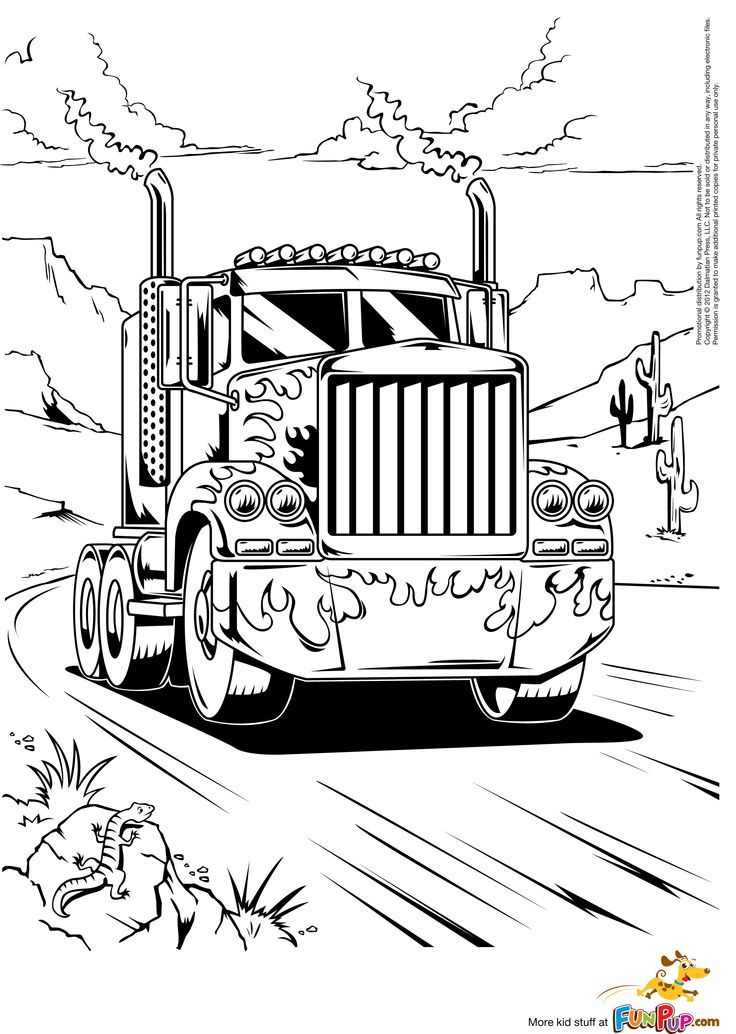Kenworth Coloring Pages at GetColorings.com | Free printable colorings