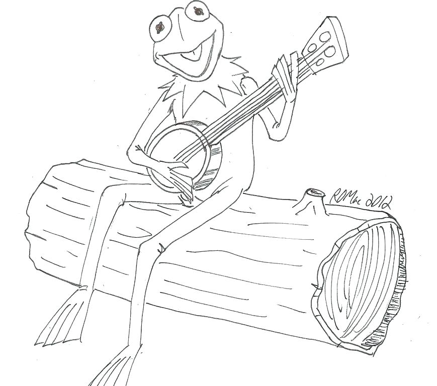 Kermit The Frog Coloring Page at GetColorings.com | Free printable